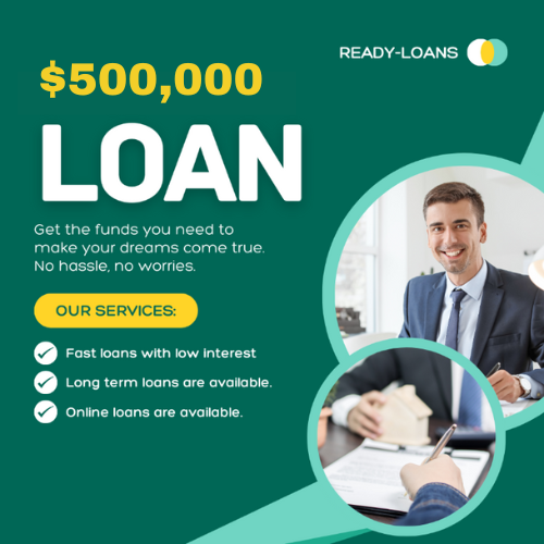 $500,000 Loan - Instant Bank Deposit