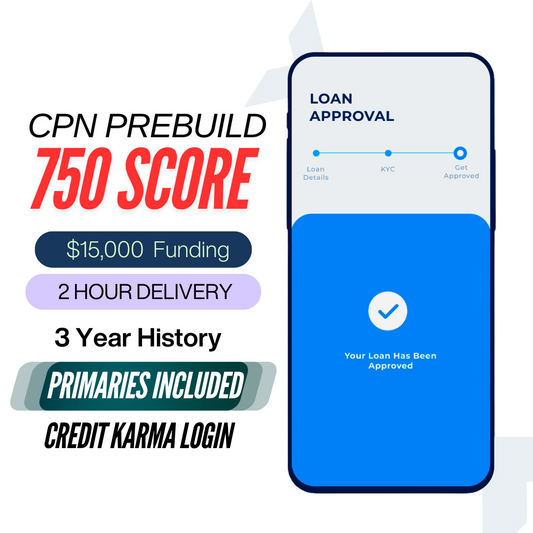 CPN(Credit Privacy Number) PRE BUILD - 750 SCORE