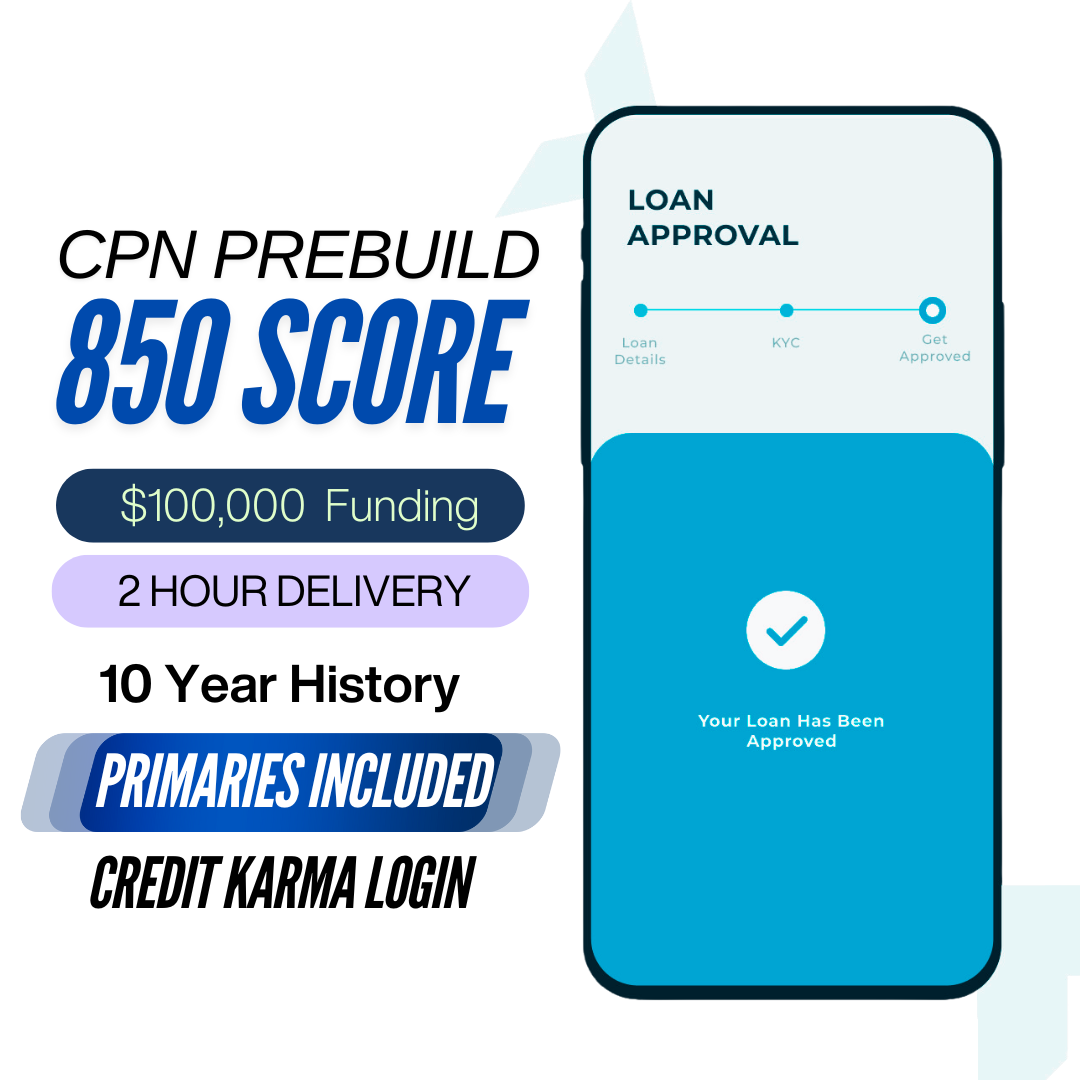 CPN(Credit Privacy Number) PRE BUILD - 850 SCORE